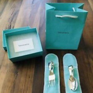 Tiffany Loop Fork and Spoon Baby Set